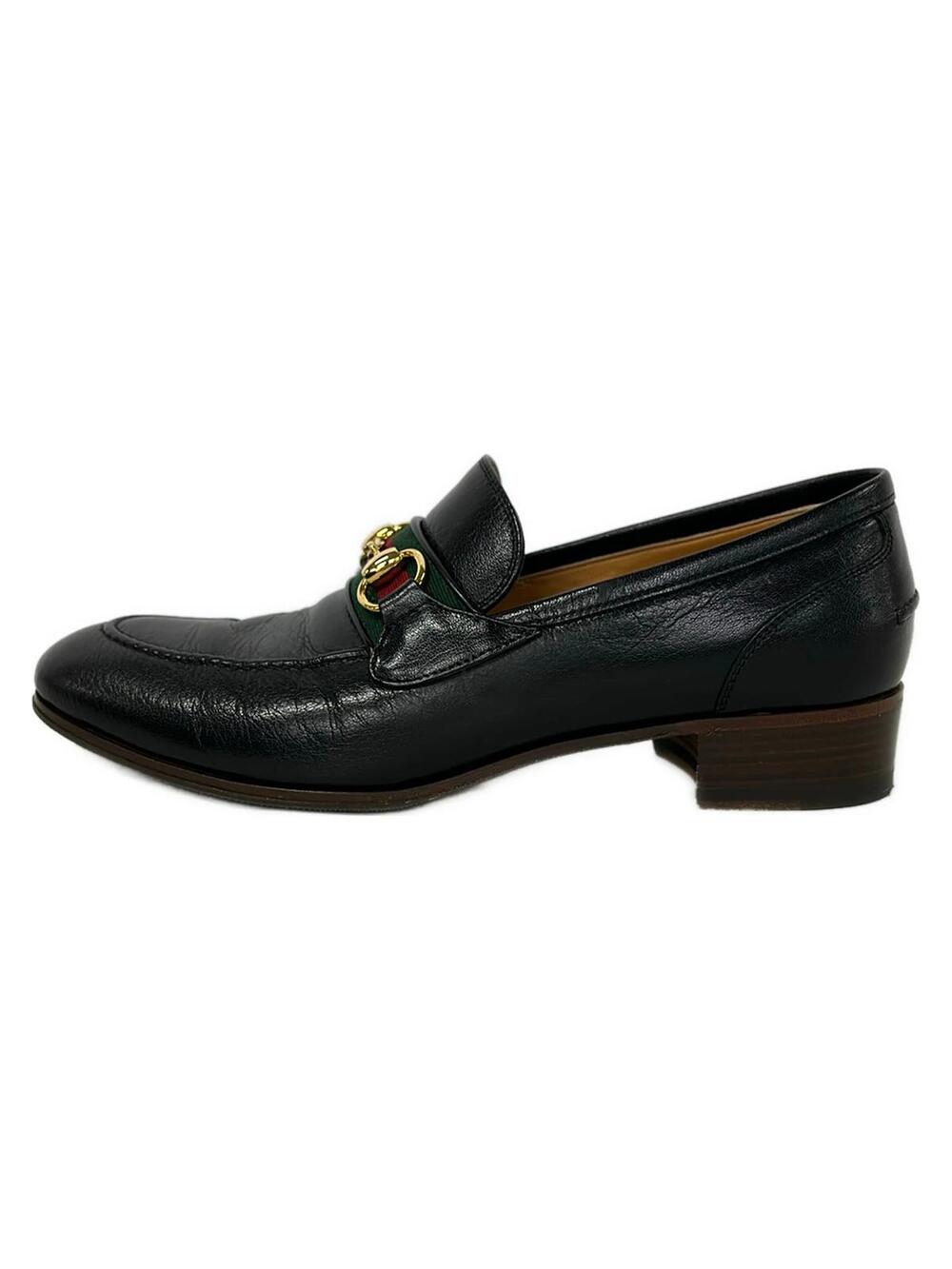 Gucci Horsebit/Shelly Black Leather #370790G51B